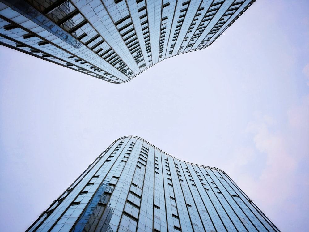 worm's eye view of building