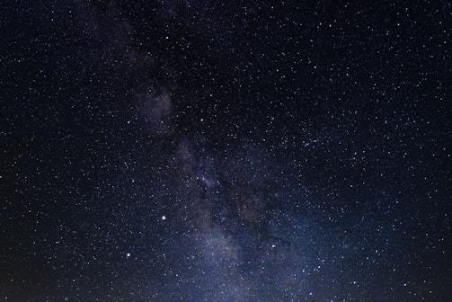 A stunning view of the night sky filled with stars and galaxies.