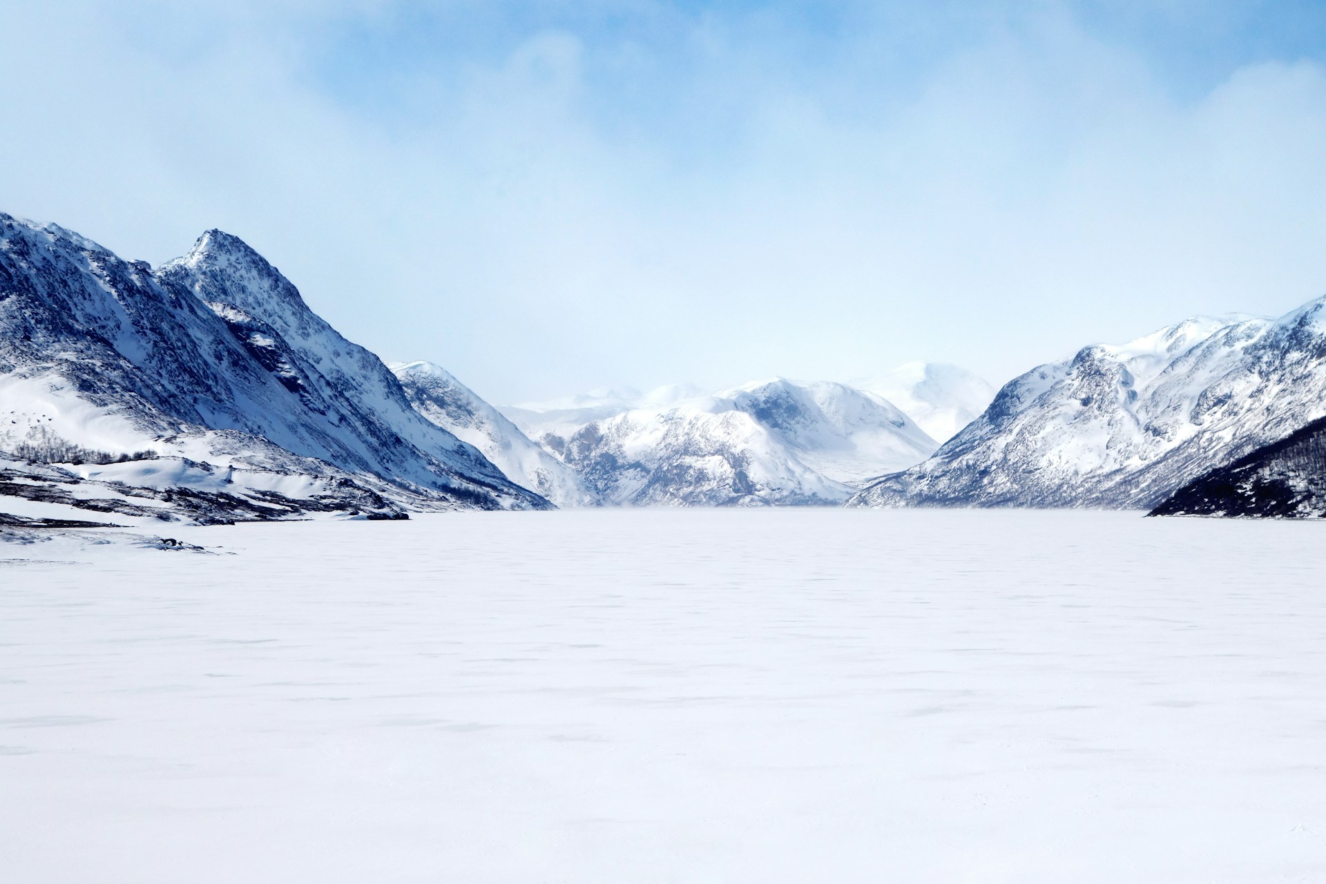 landscape photo of mountain covered with snow