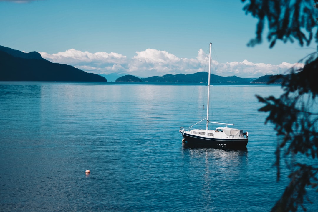 white sailing boat on body of water