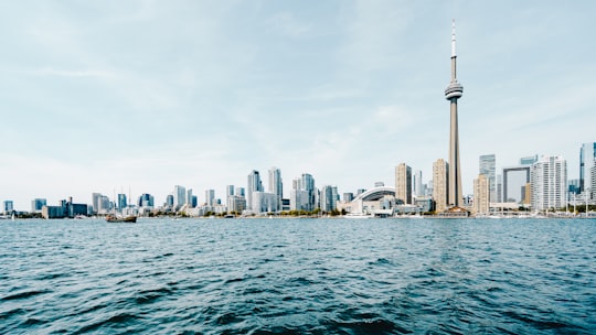 landscape photo of city in CN Tower Canada