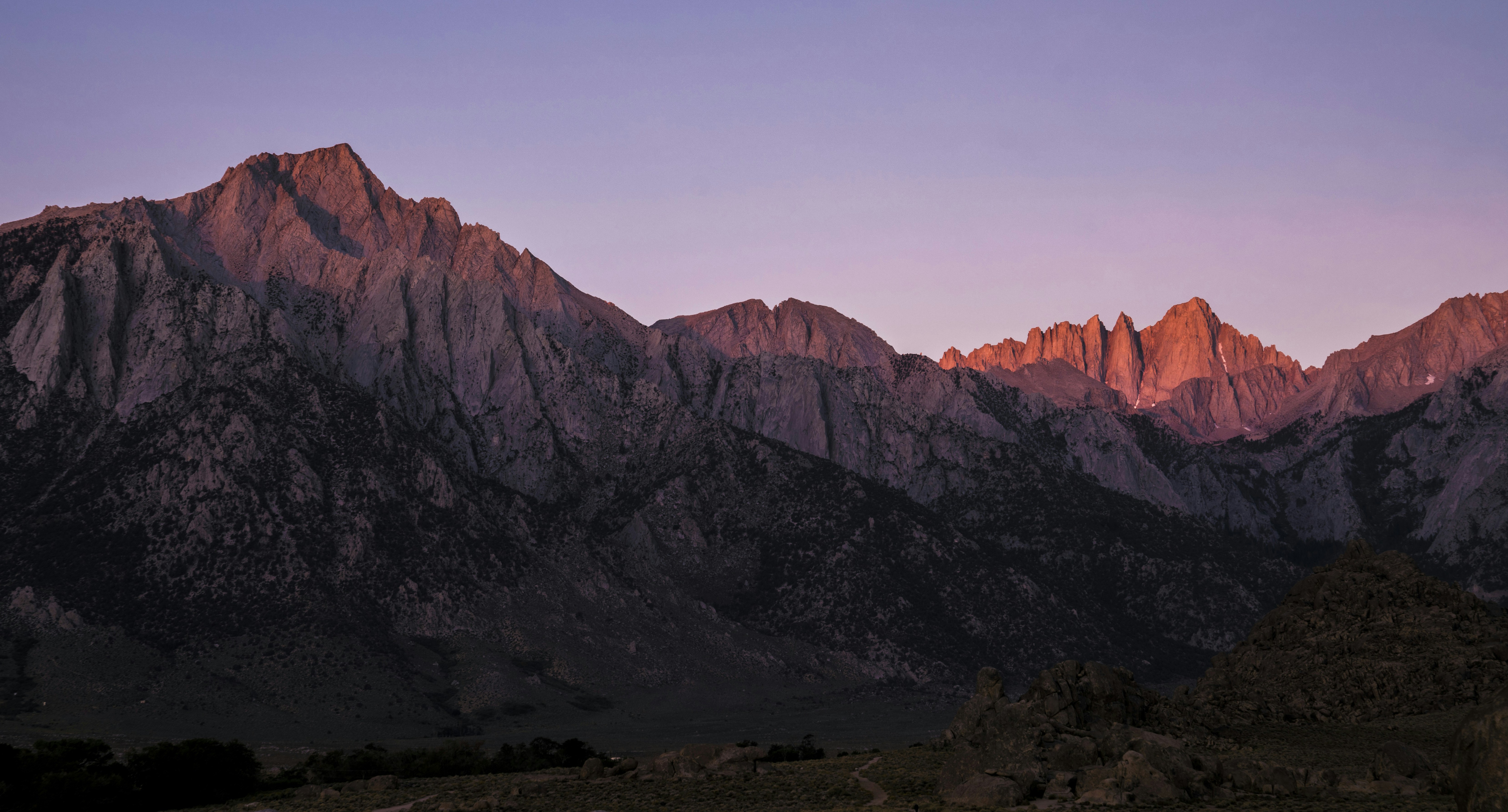 brown mountain at daytime