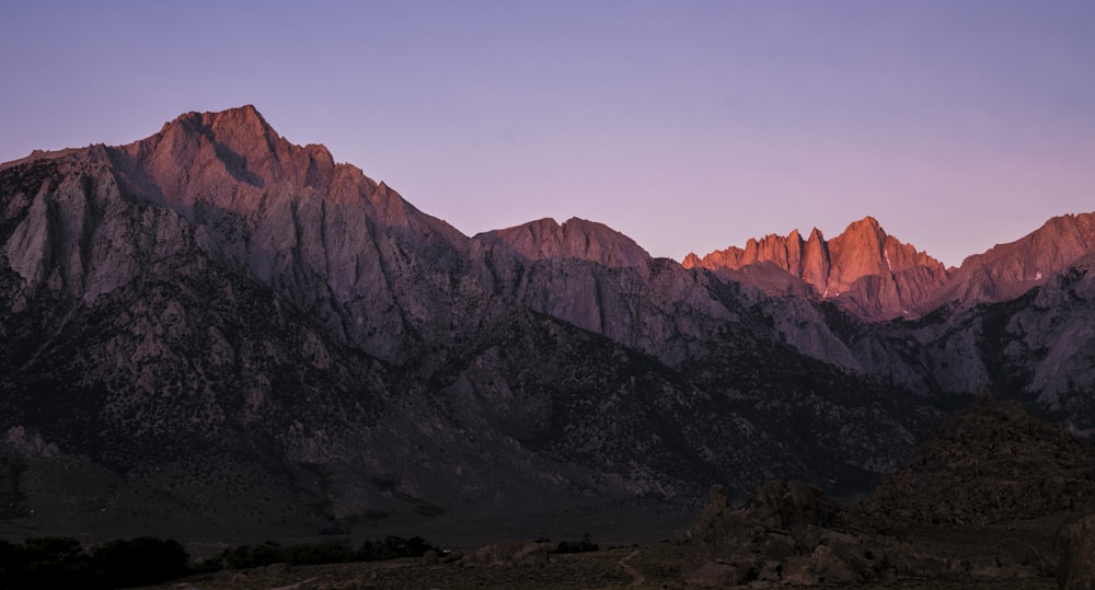 brown mountain at daytime