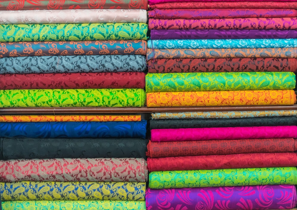 assorted textiles