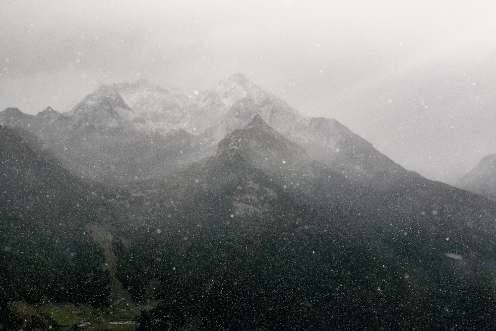 montagna di neve