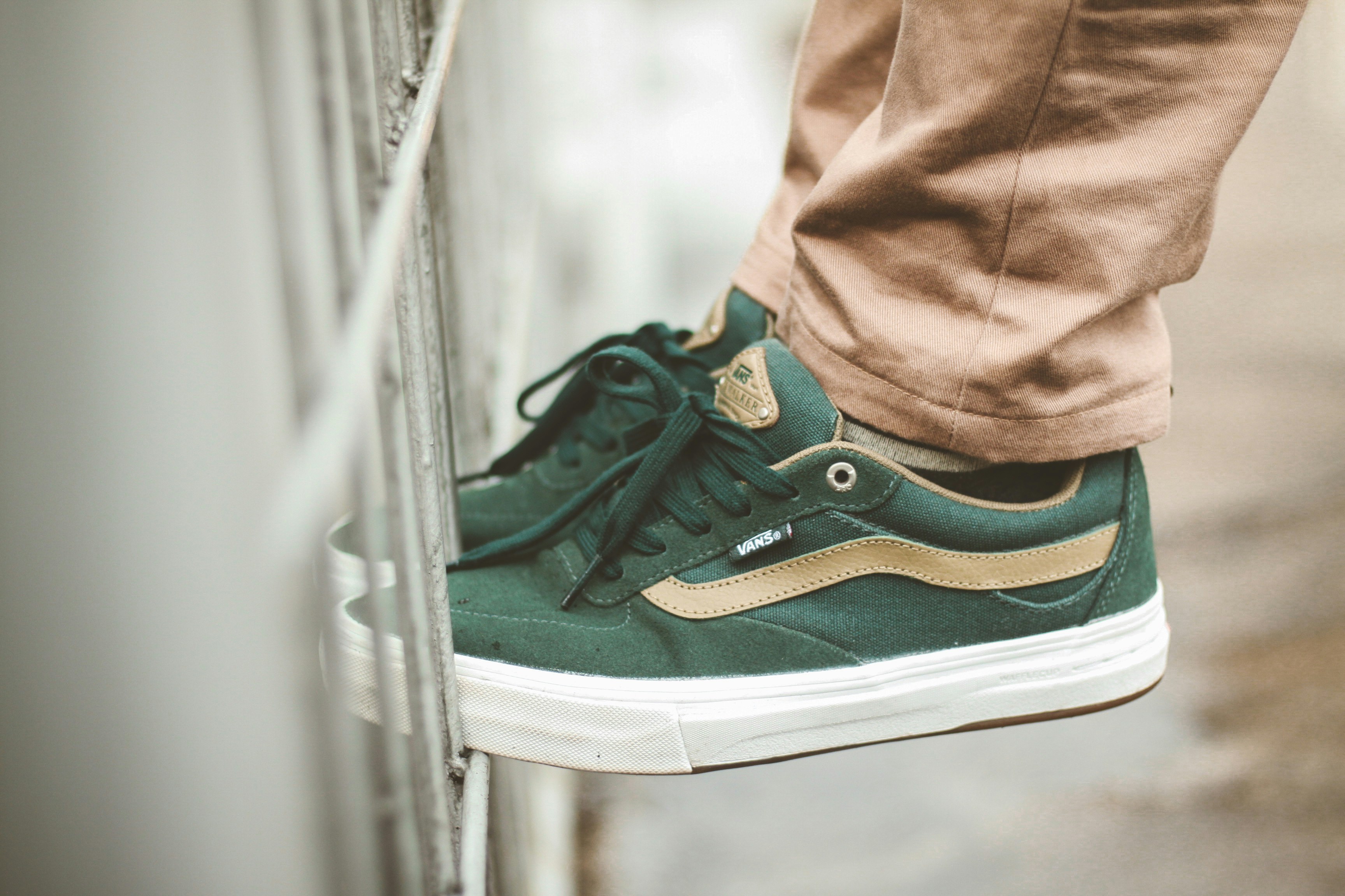 green vans shoes