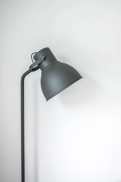 LED desk lamp with wireless charging base
