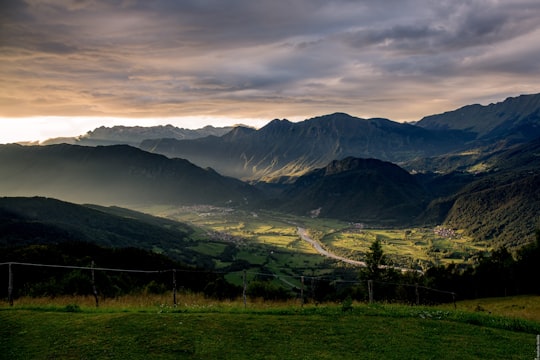 view of mountain in Bovec Slovenia