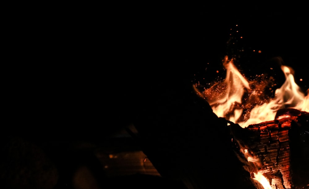 photo of bonfire