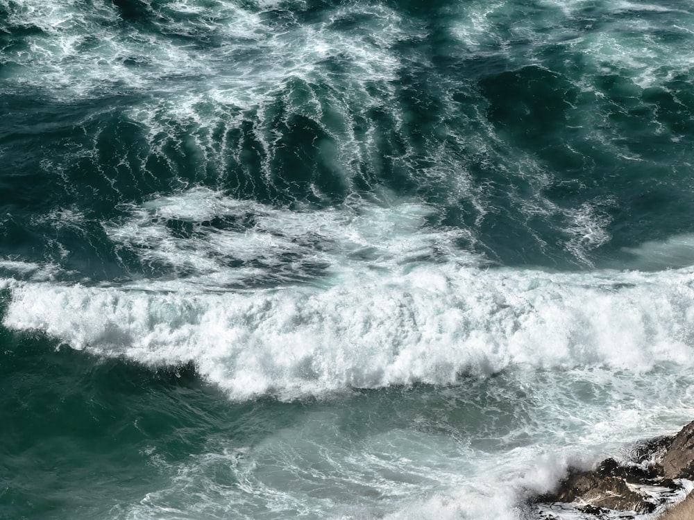 photo of sea waves