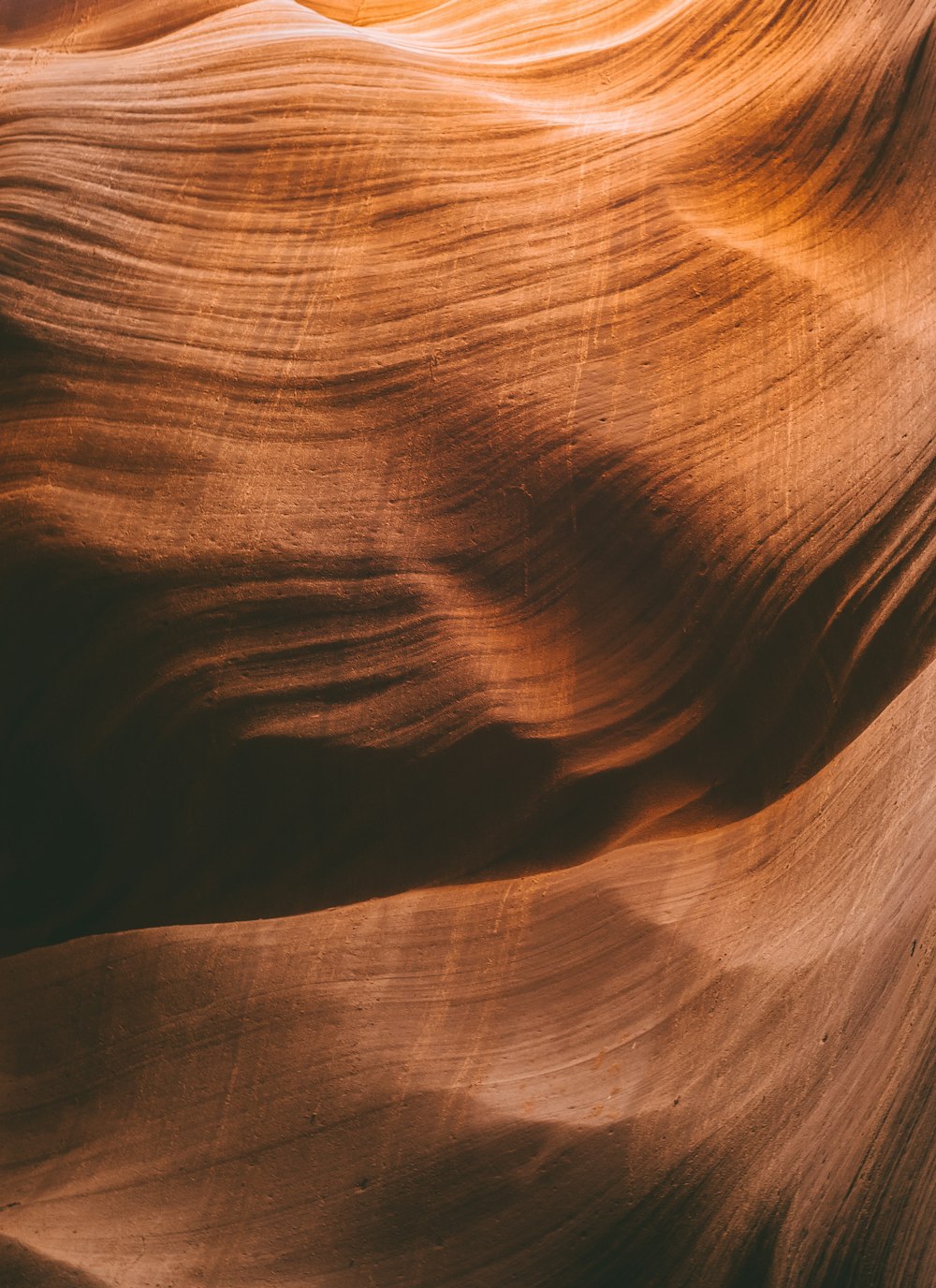 Photographie en gros plan de la grotte d’Antelope