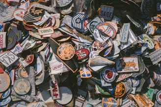 bunch of assorted-color-and-design patches