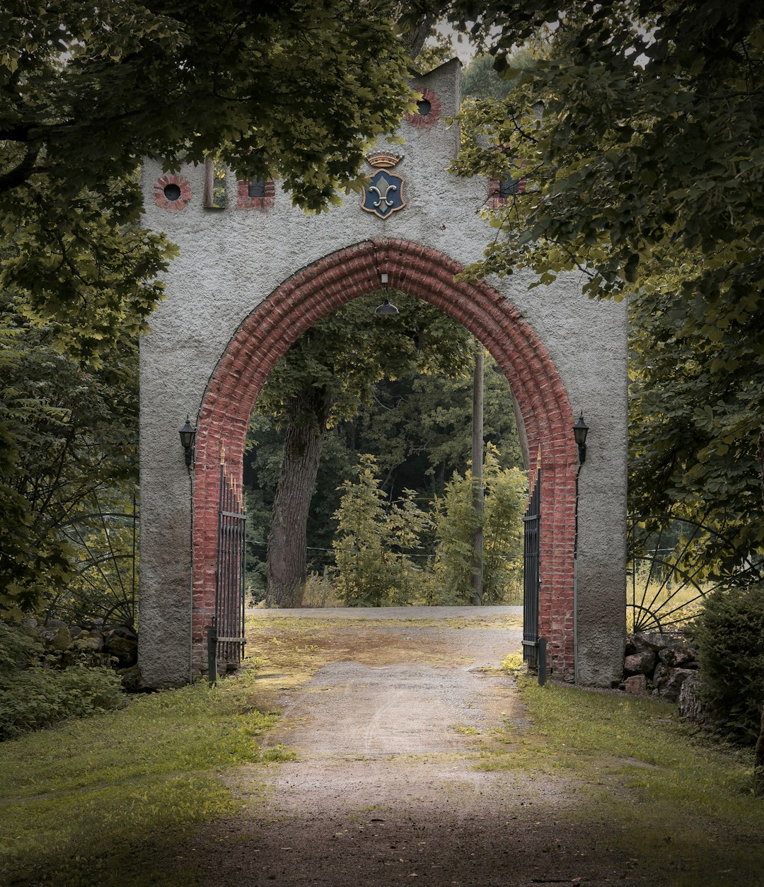 travelers stories about Humpback bridge in Svartå Manor, Finland