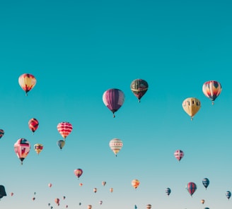 assorted-color hot air balloons during daytime