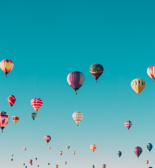 assorted-color hot air balloons during daytime