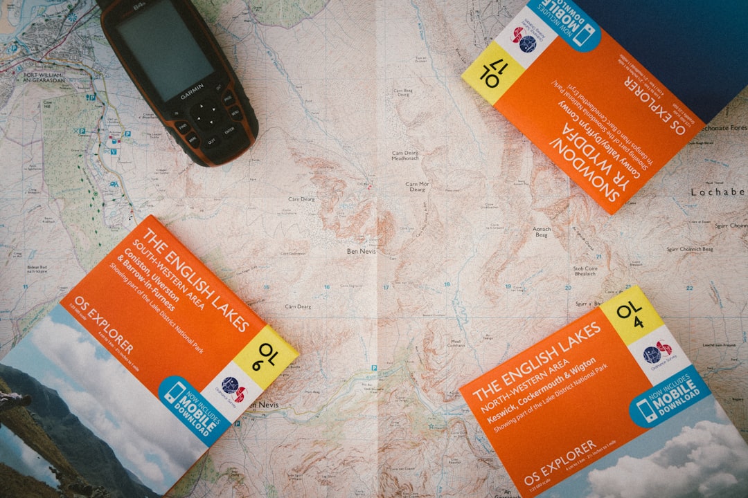 three labeled boxes on map,