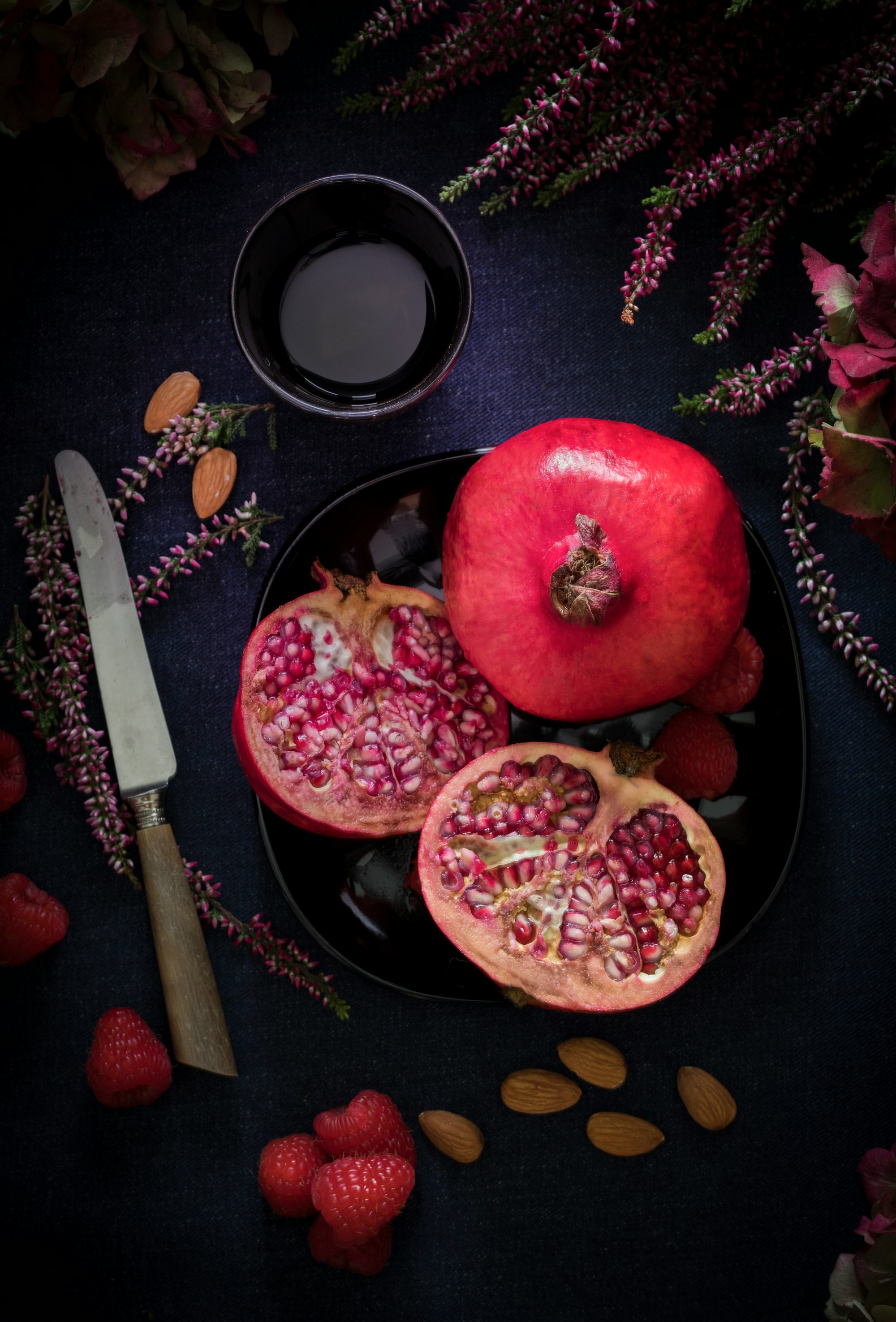 A pomegranate in autumn