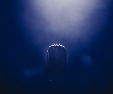 low light stage microphone photography