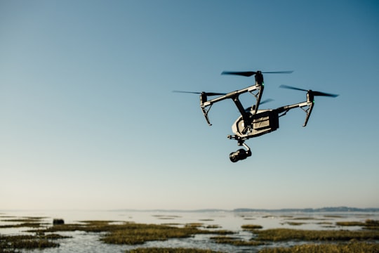 drone near beach photography in Andernos-les-Bains France