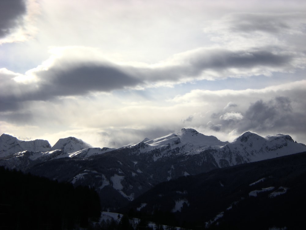 snow-covered mountain