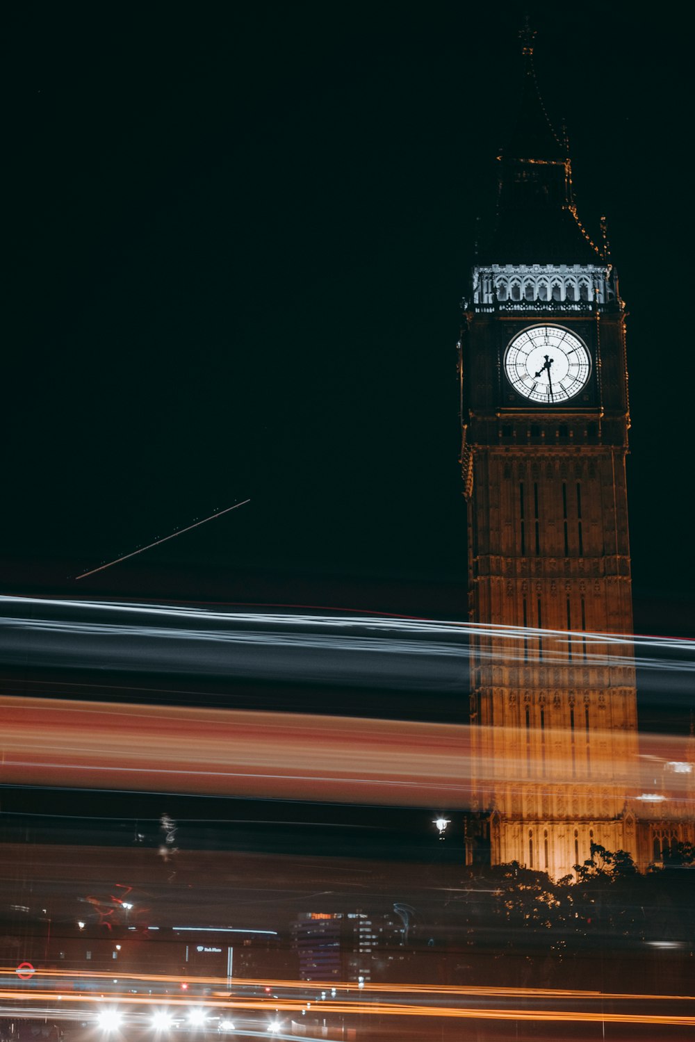Photographie timelapse de la tour Elizabeth, Londres