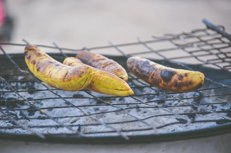Plantain on the coals — Accra