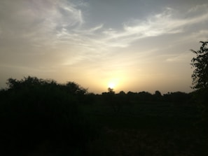 A peaceful sunset scene representing hope and the beauty of life’s choices.