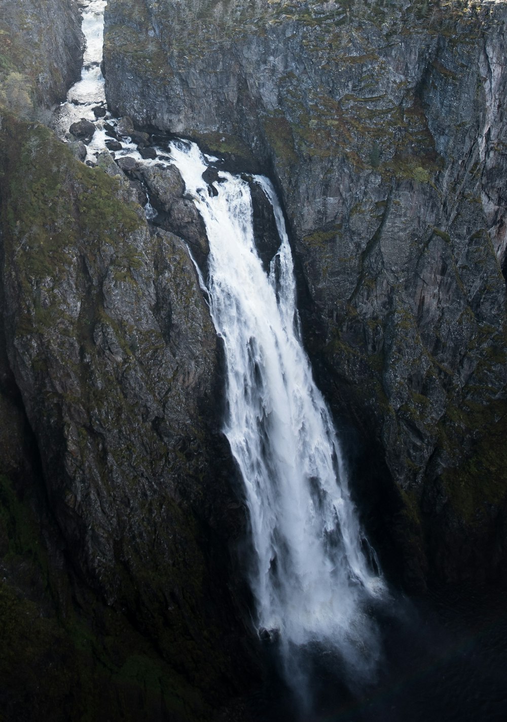 Fotografia timelapse delle cascate