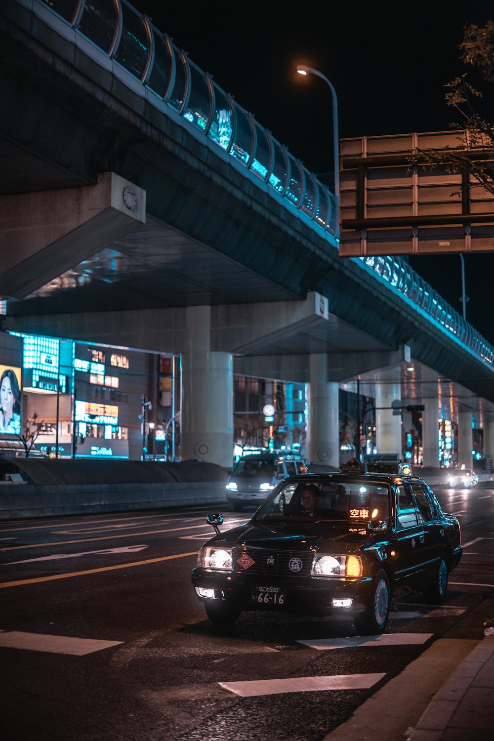 car in the middle of the street