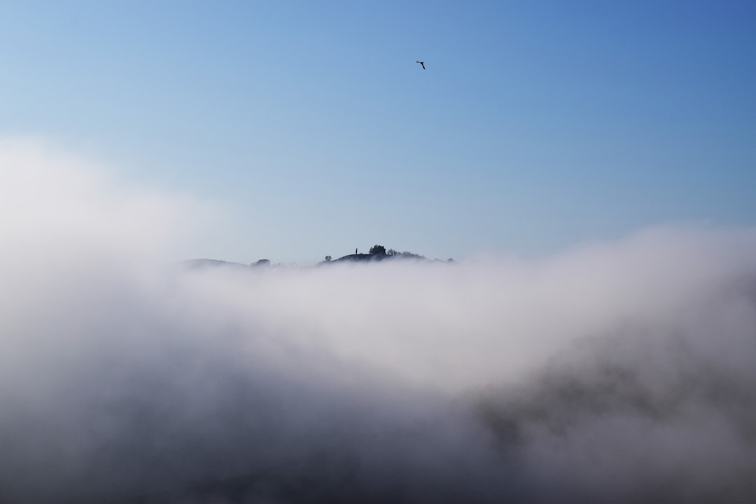 white cloud under blue sky