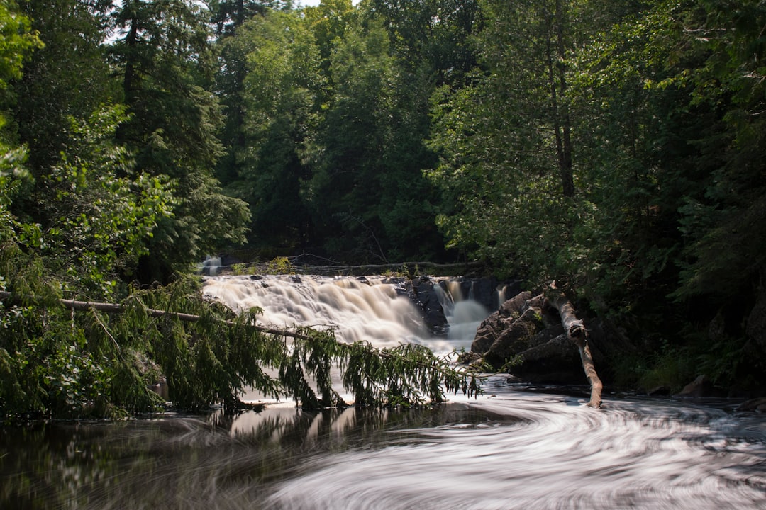 travelers stories about Waterfall in Upson Falls campground, United States