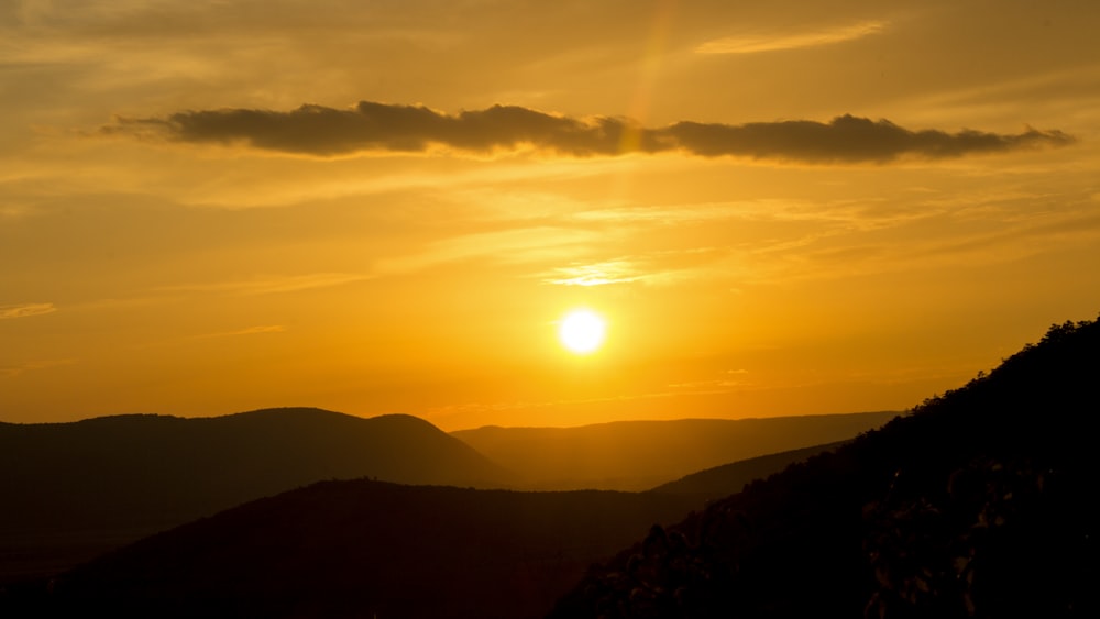 landscaped photo of a sun