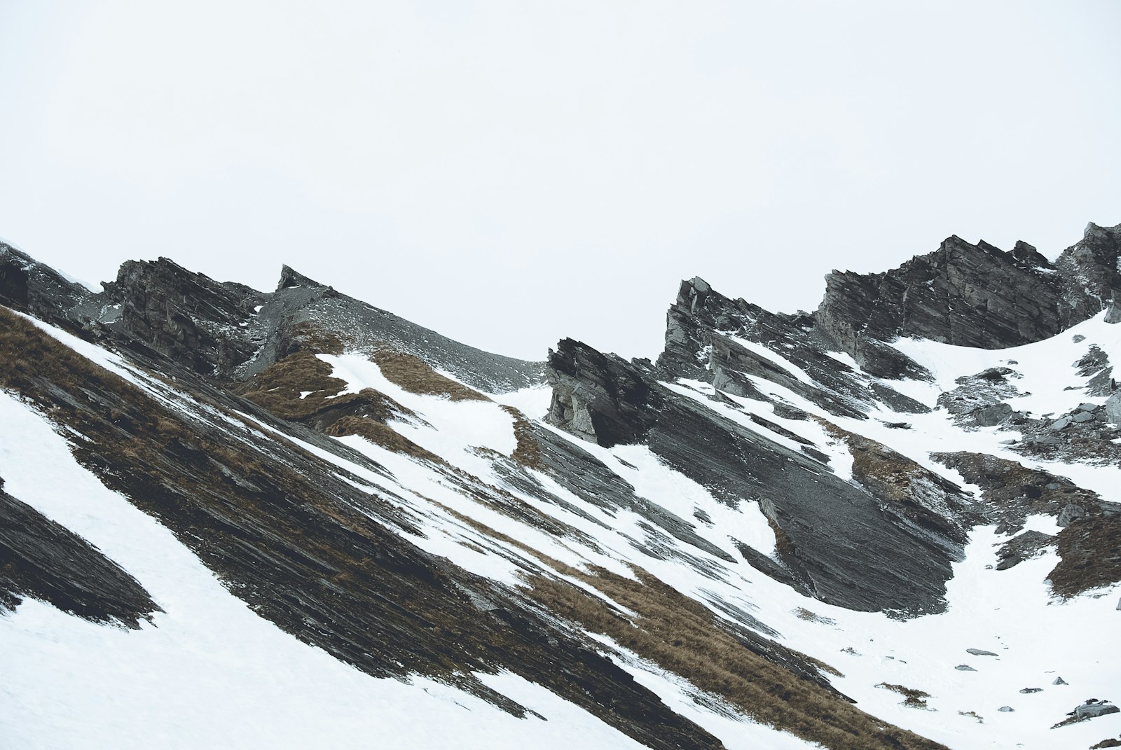 Nikon 1 Nikkor VR 30-110mm F3.8-5.6 sample photo. Mountains covered with snow photography