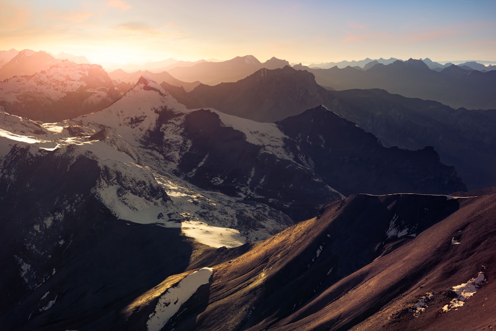 photo of snow covered mountain