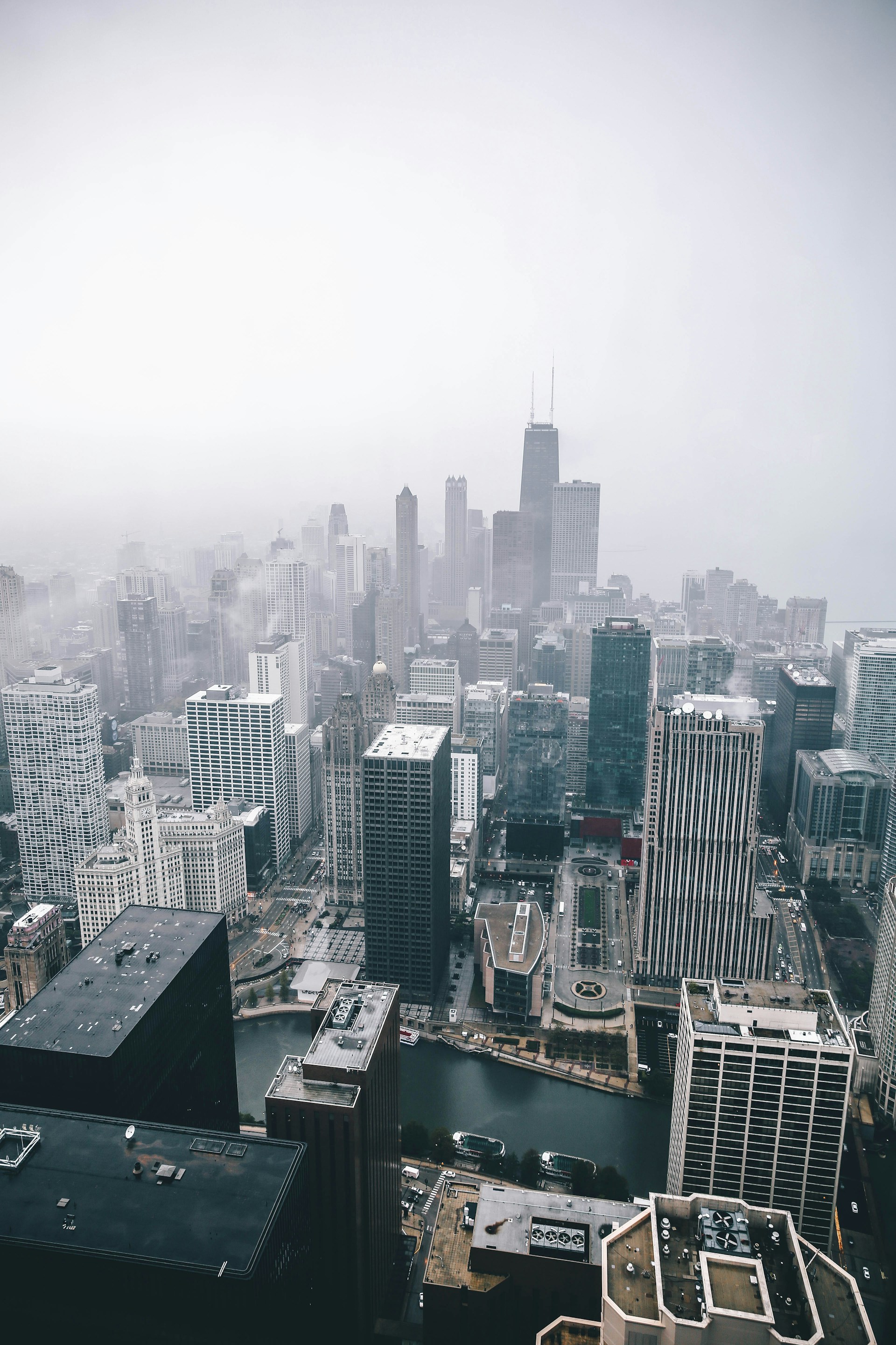 aerial view of city at daytime