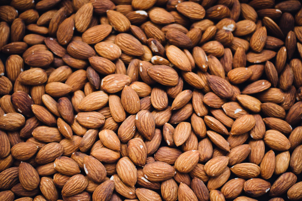 Almonds and cashews