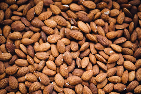 Almonds and cashews