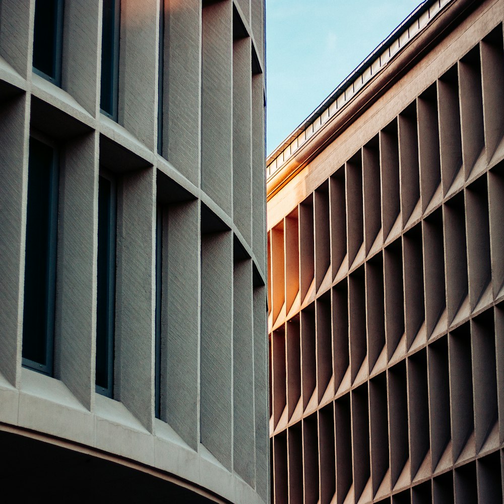 photography of two high-rise buildings