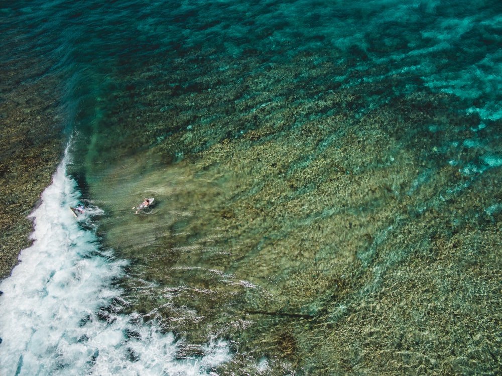 person on body of water during daytime