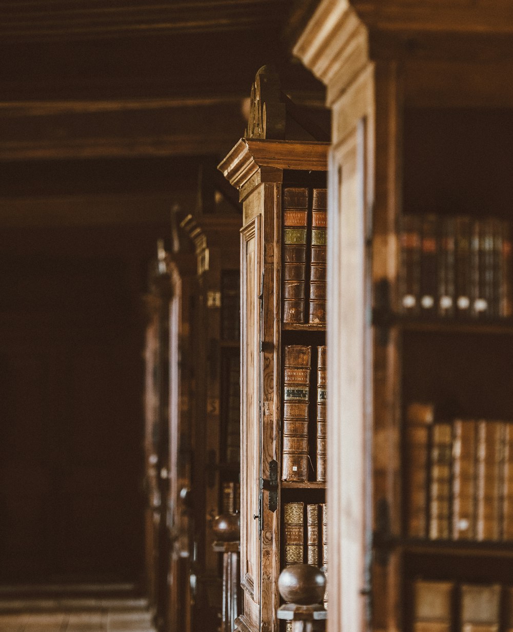 books on shelf