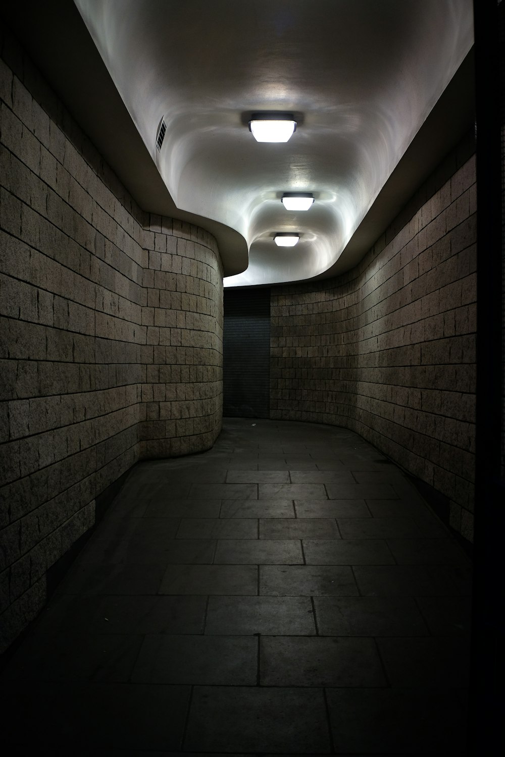 concrete hallway