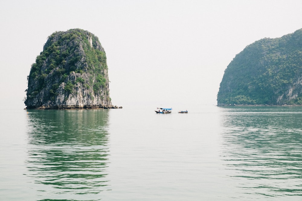 brown island surrounded by body of water