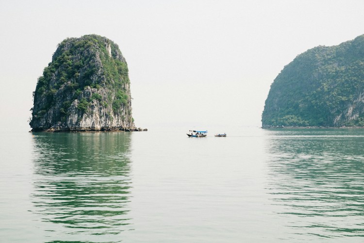 Ha Long Bay limestone islands