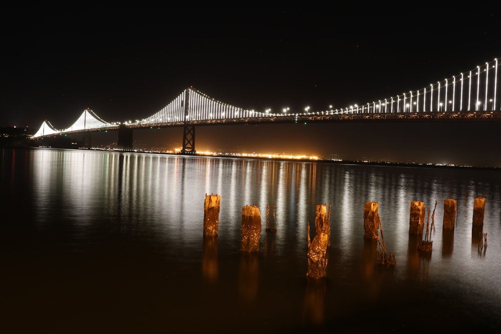 San Francisco bridge during night time