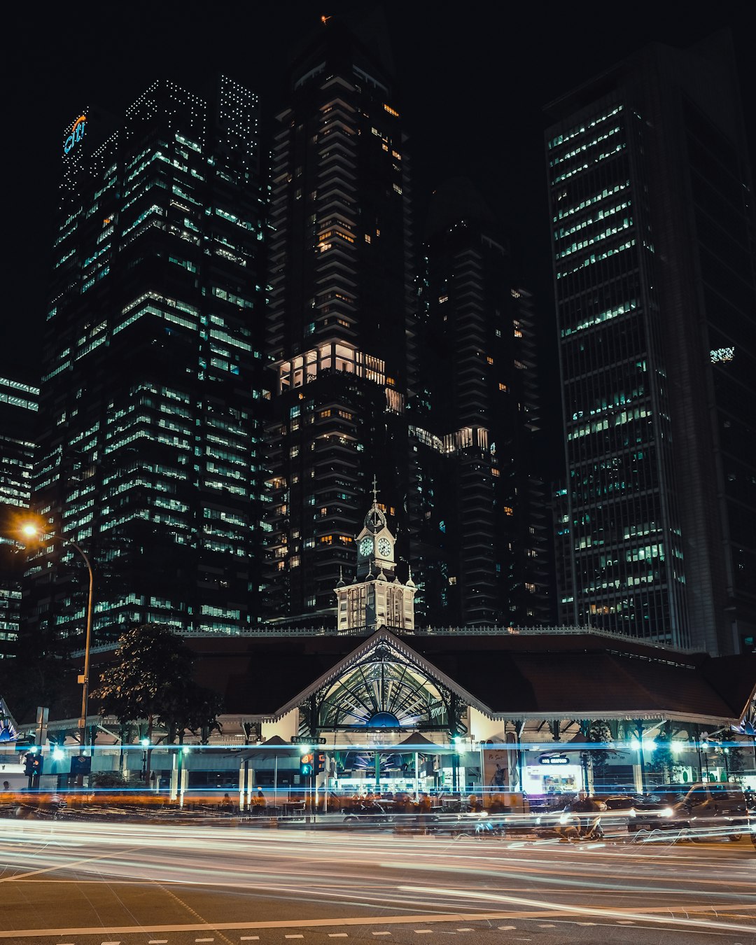 Landmark photo spot Lau Pa Sat Food Court Singapore