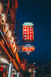 China Town Hotel signage