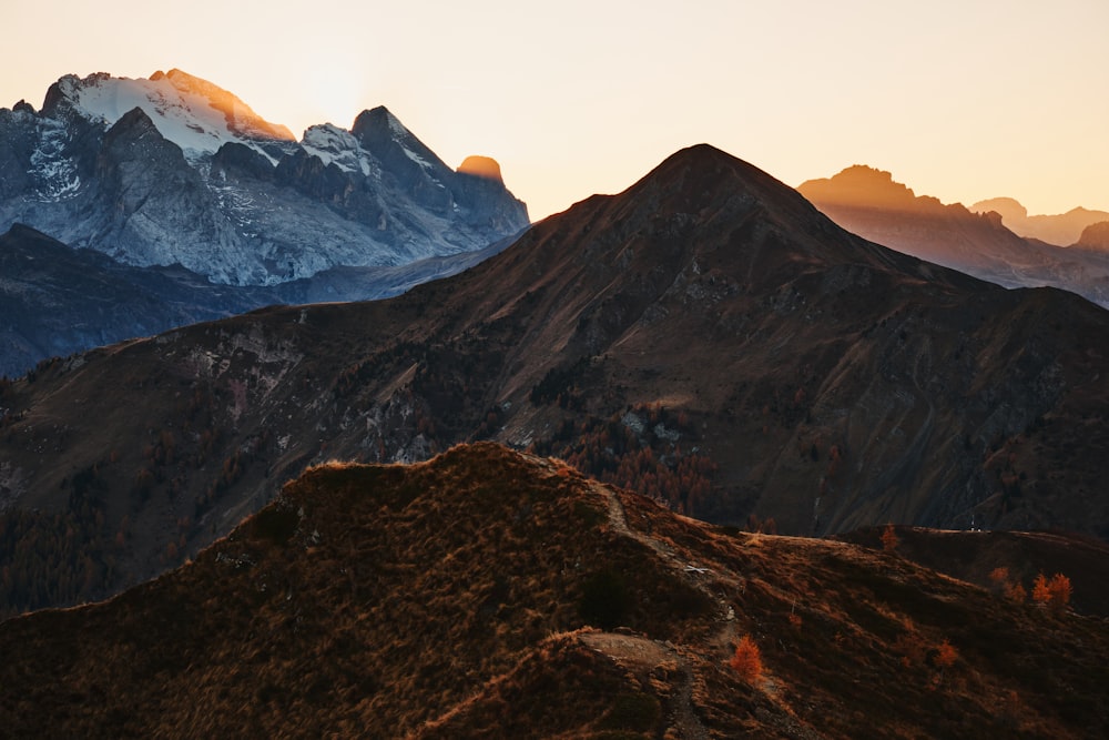 Paesaggio di montagne