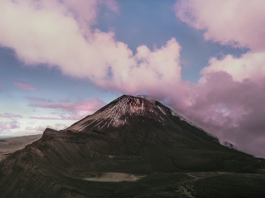 photo of Mount Ngauruhoe Stratovolcano near Tongariro National Park