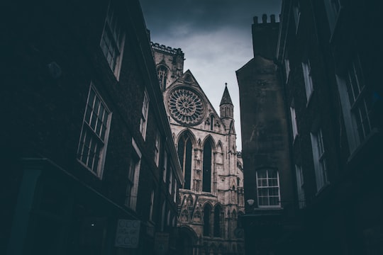 low-angle photography of cathedral during dawn in York Minster United Kingdom