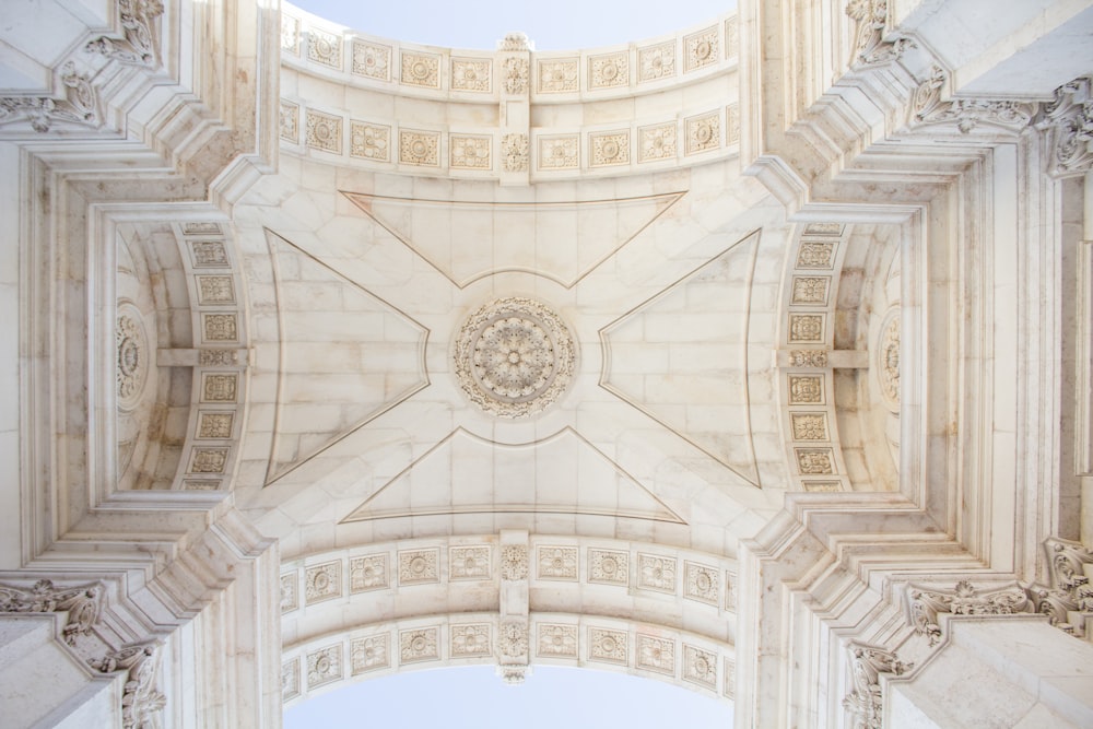 low angle photography of gothic structure